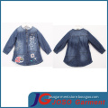 Factory Wholesale Denim Long Coat for Girls (JT5007)